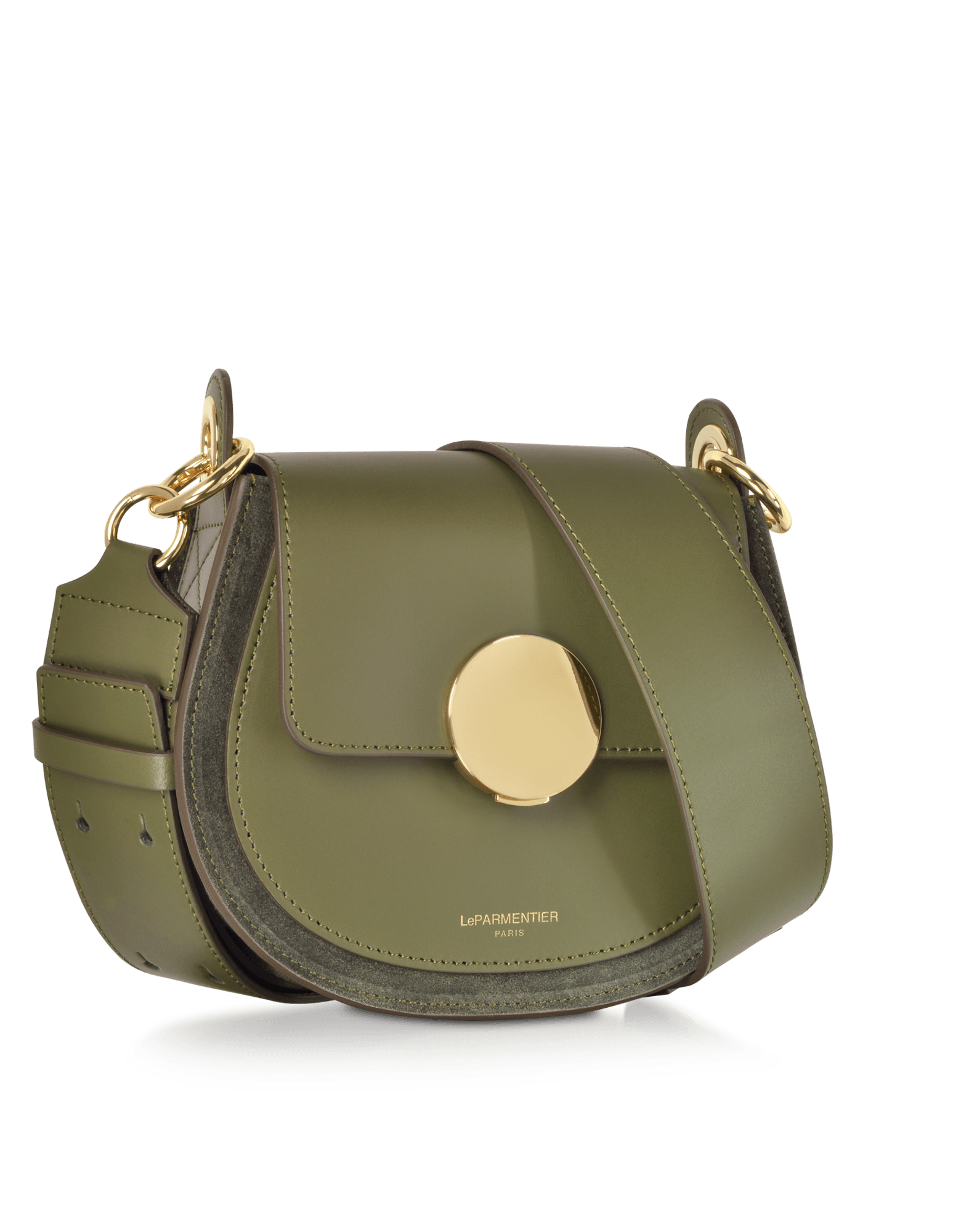 Yucca Suede and Leather Shoulder Bag