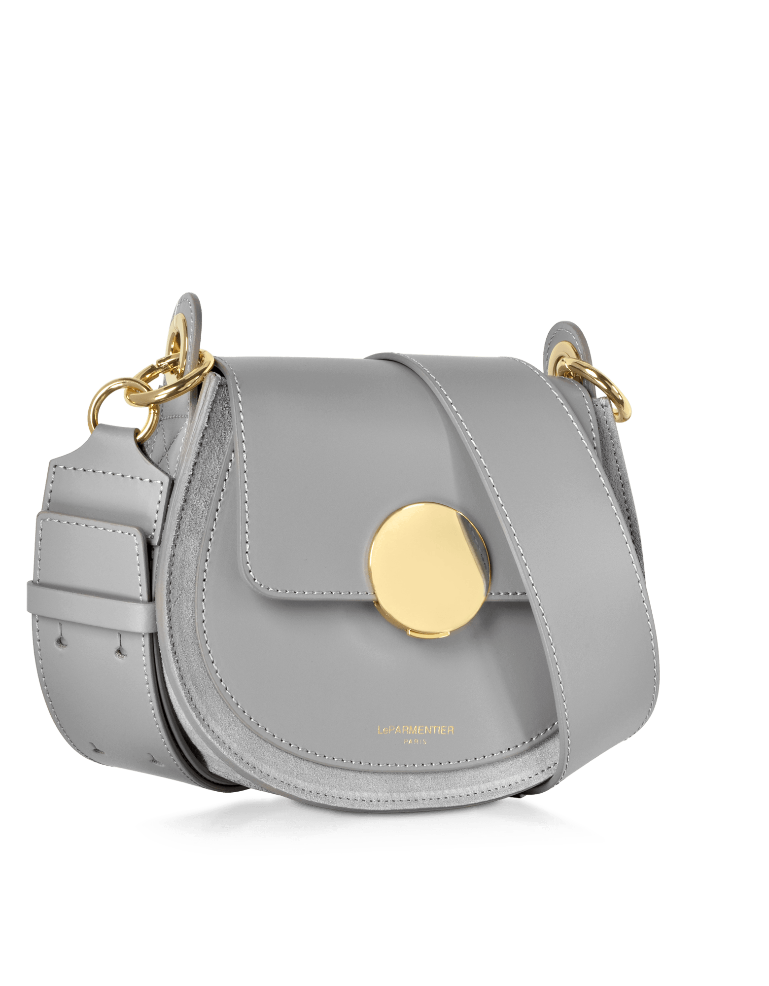 Yucca Suede and Leather Shoulder Bag