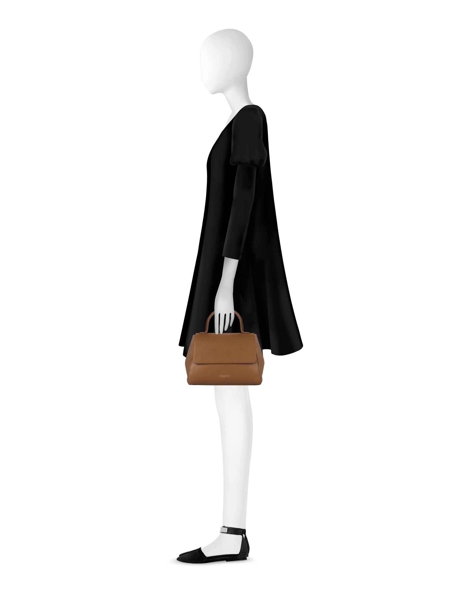 Ladyfinger Top Handle Ladybag w/Strap