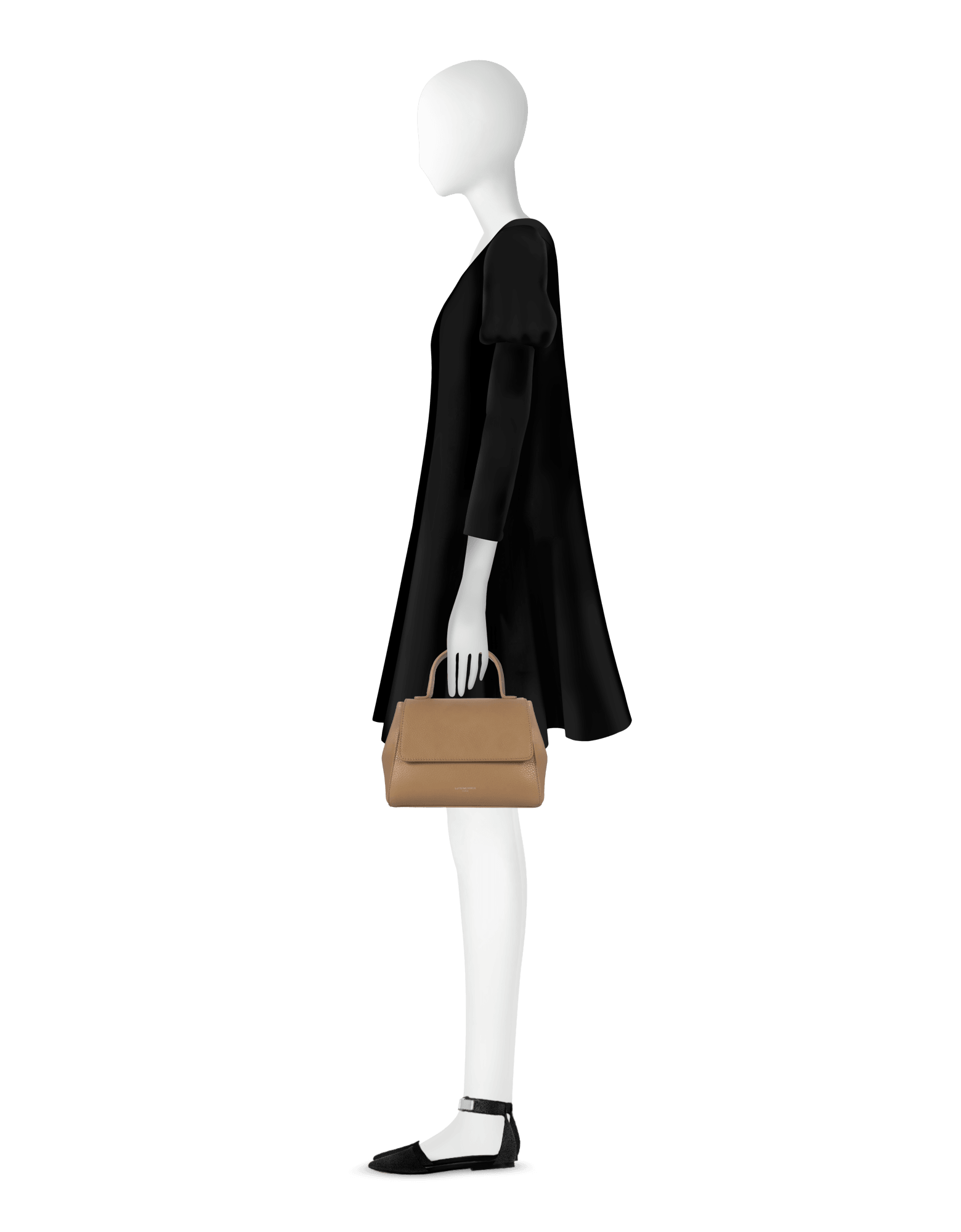 Ladyfinger Top Handle Ladybag w/Strap