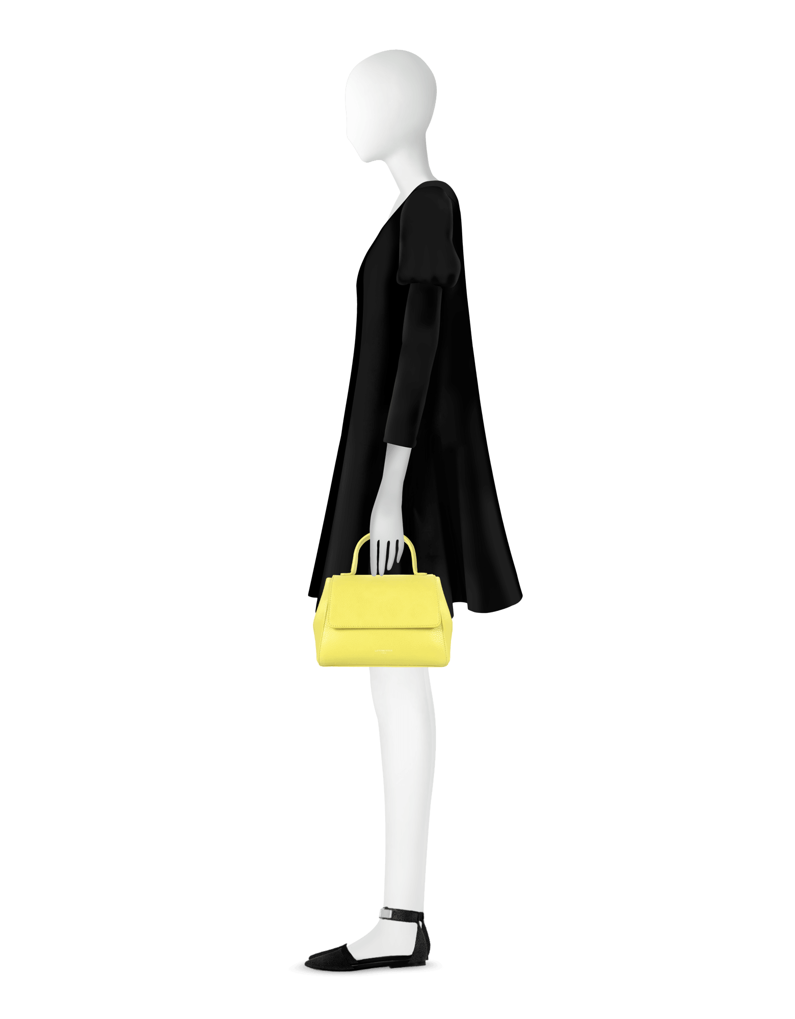 Ladyfinger Top Handle Ladybag w/Strap