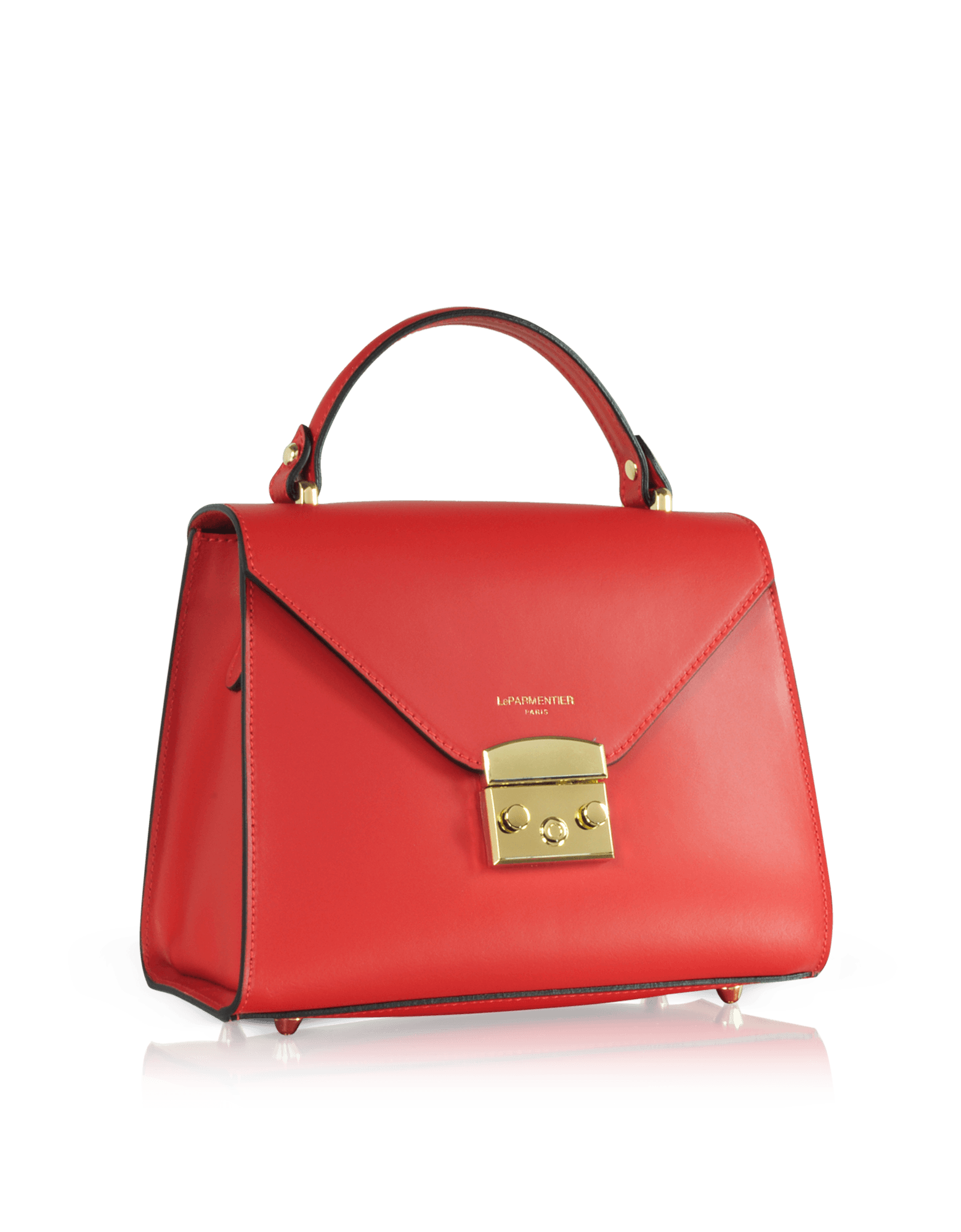 Peggy Leather Top Handle Satchel Bag