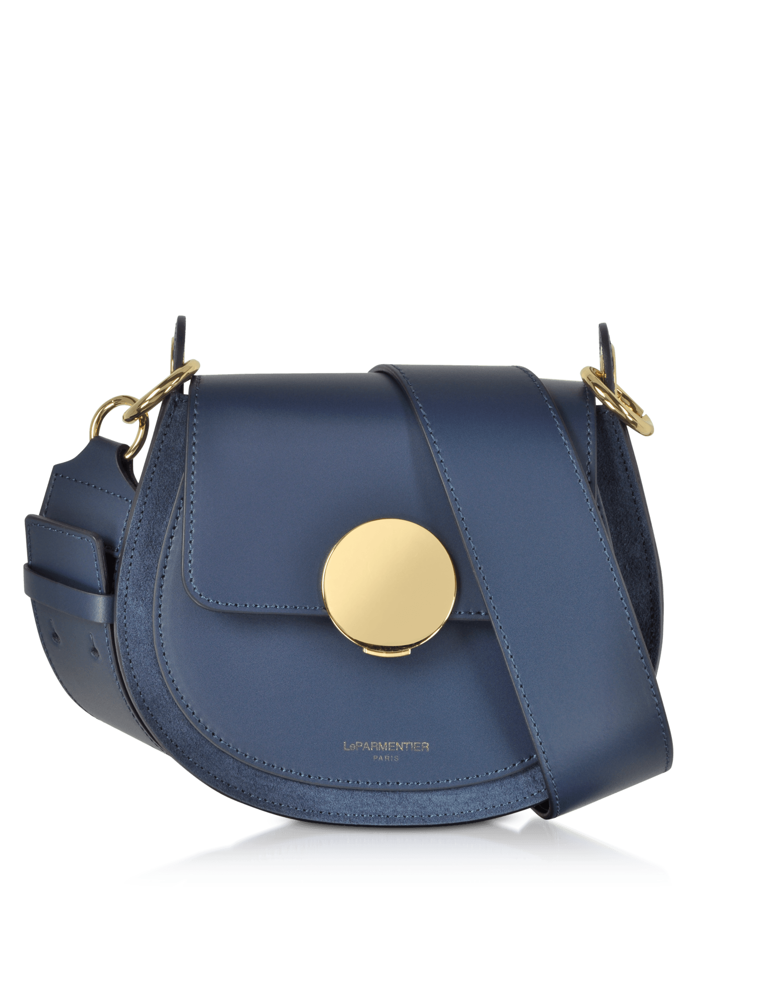 Yucca Suede and Leather Shoulder Bag