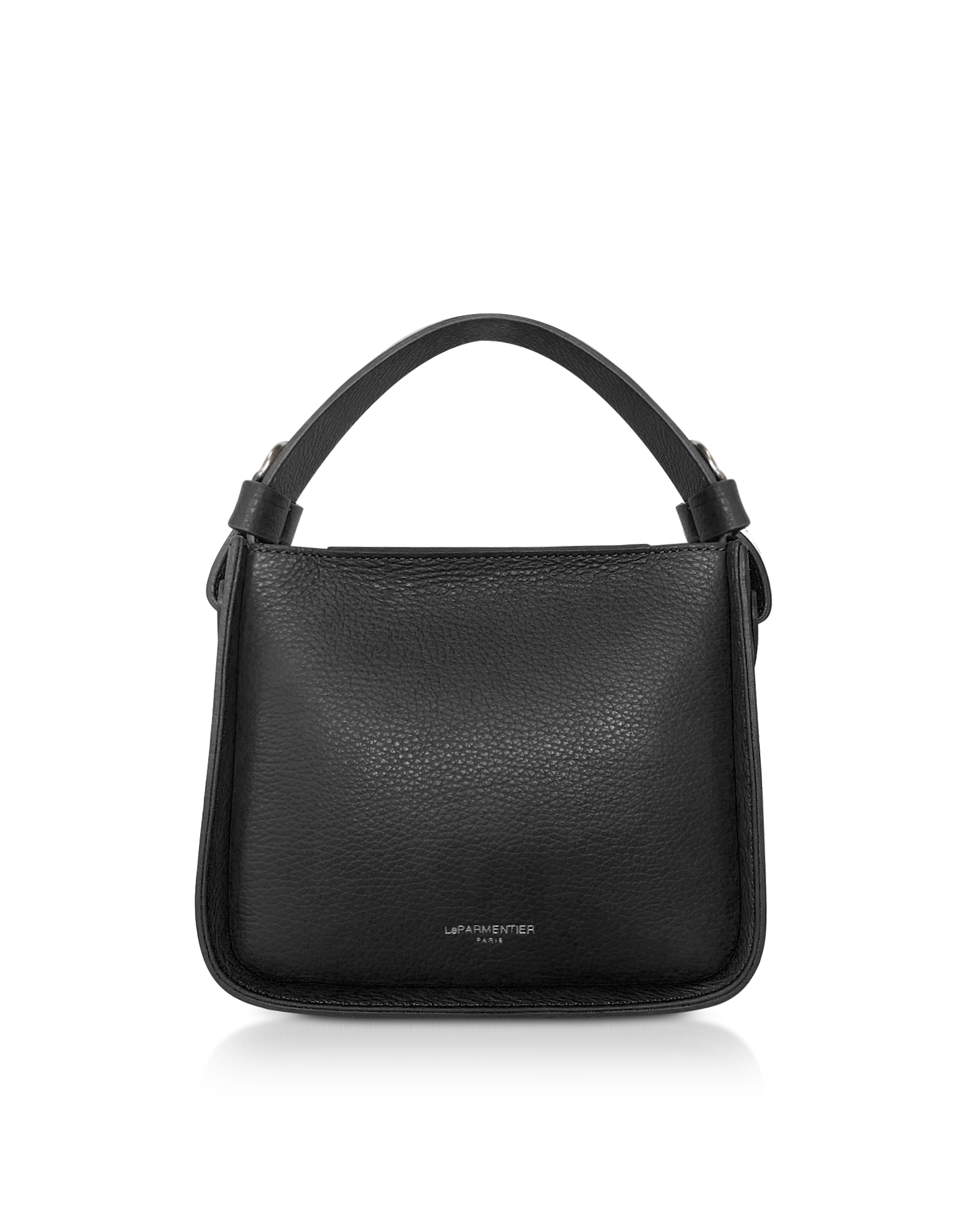 Duplo Small Hammered Leather Top Handle bag