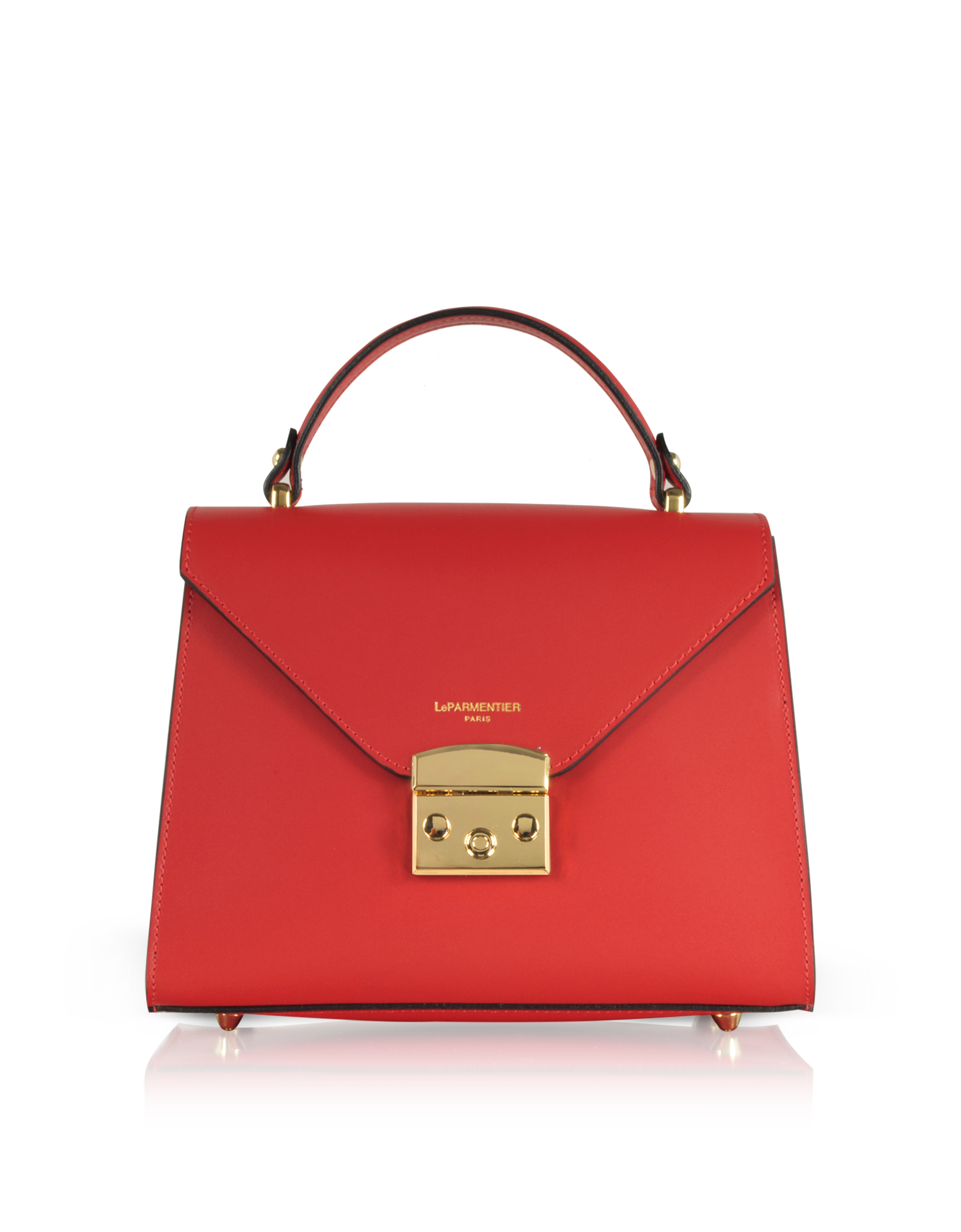 Peggy Leather Top Handle Satchel Bag