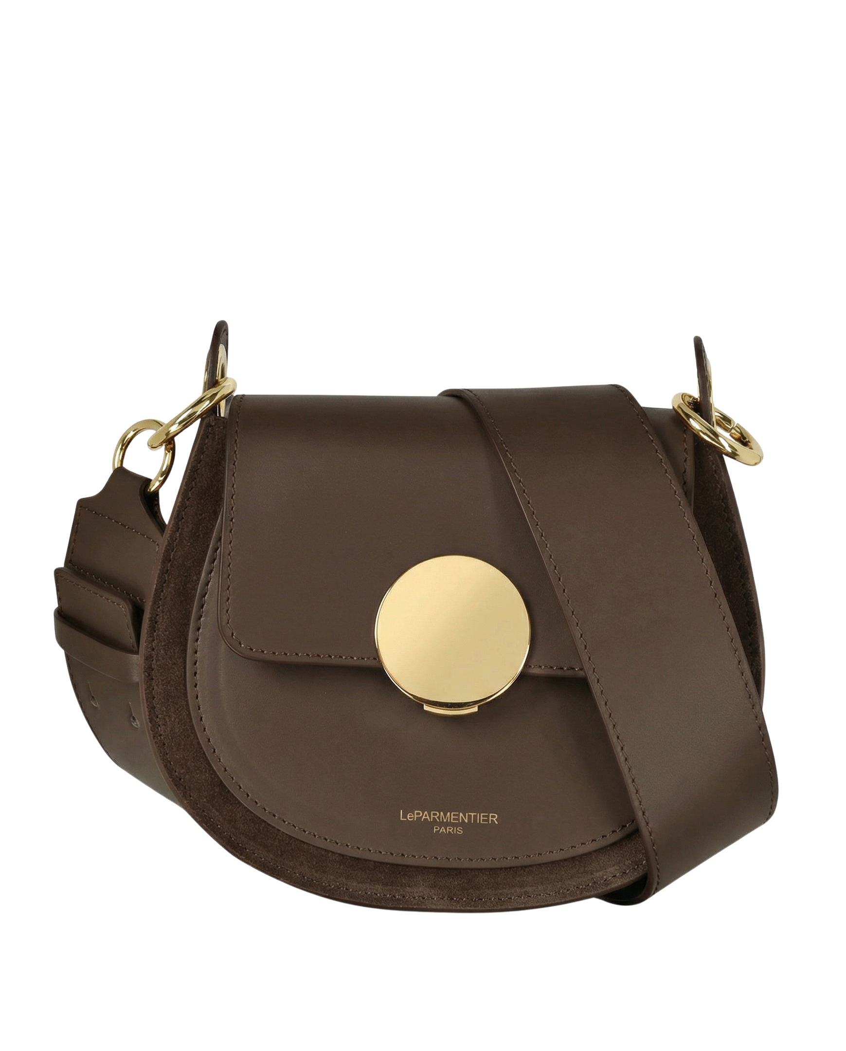 Yucca Suede and Leather Shoulder Bag