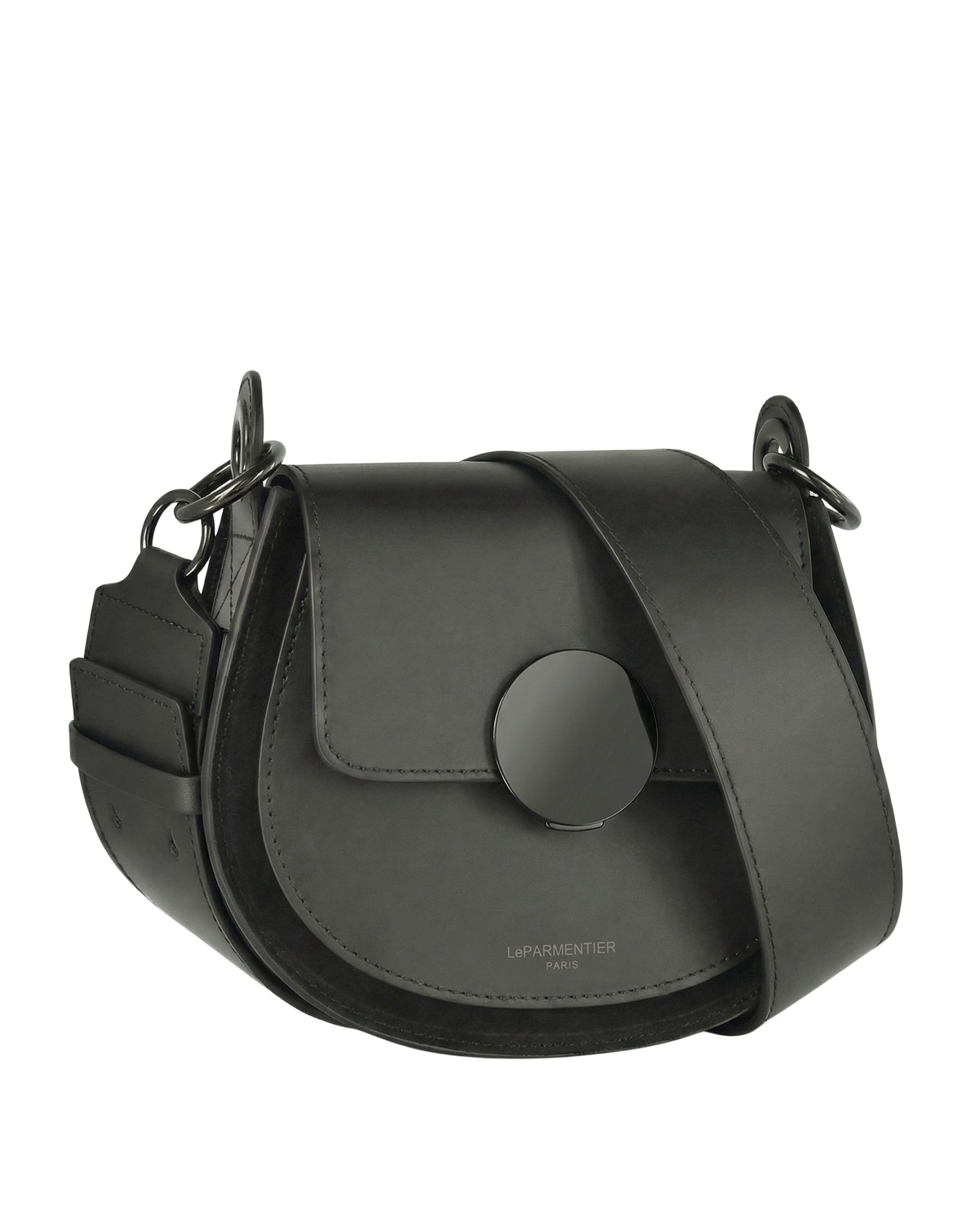 Yucca Suede and Leather Shoulder Bag