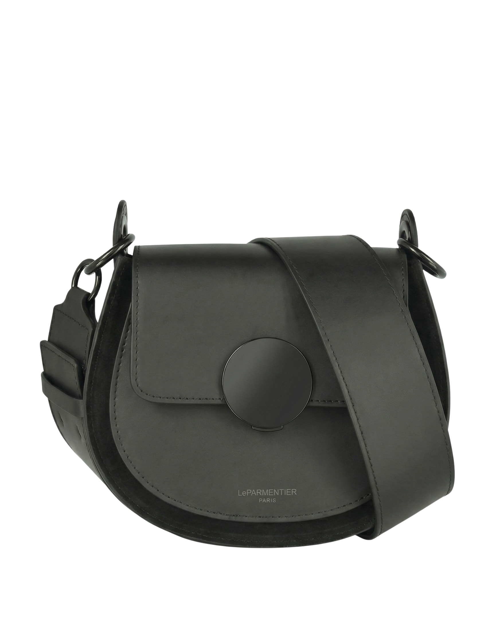 Yucca Suede and Leather Shoulder Bag