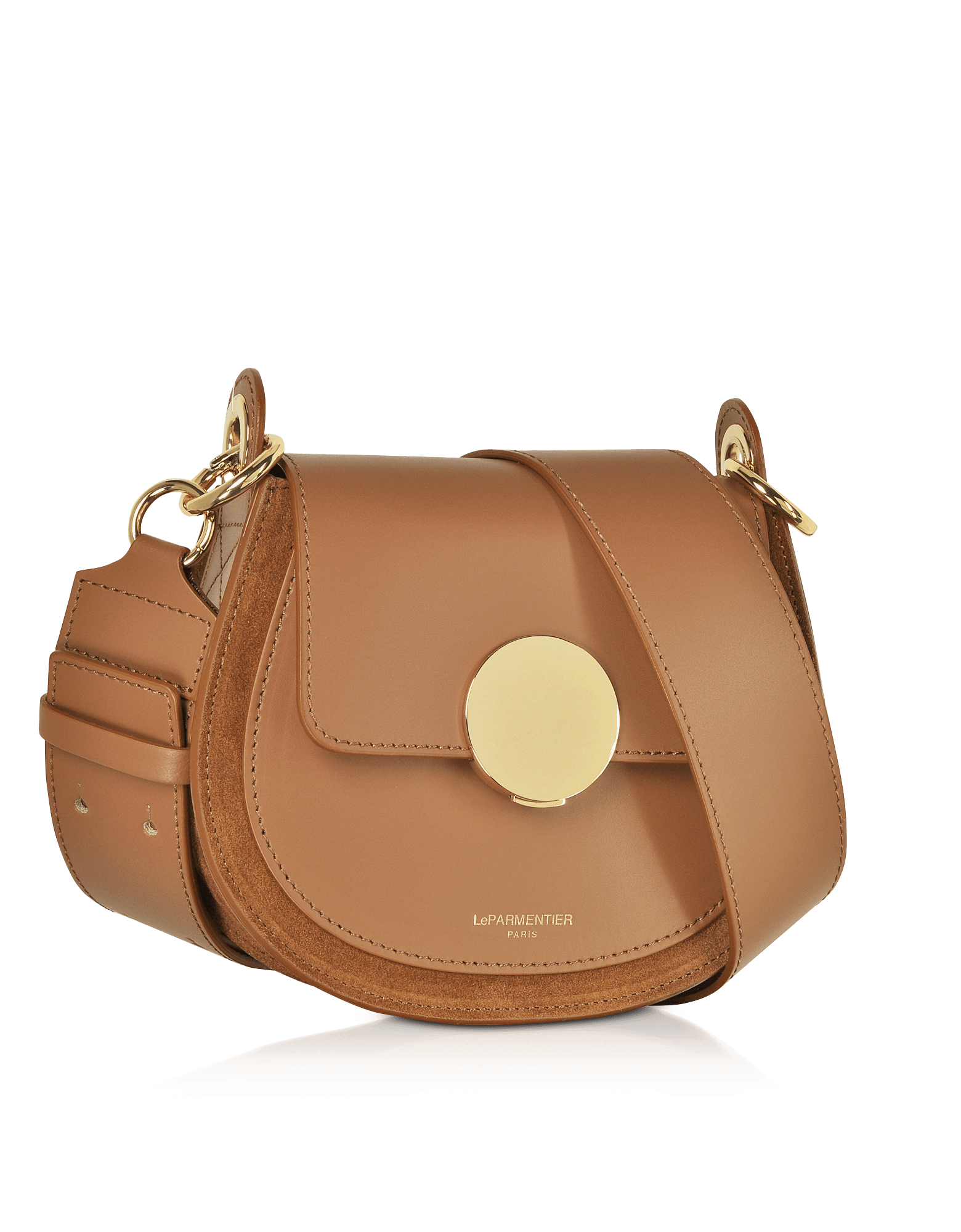 Yucca Suede and Leather Shoulder Bag
