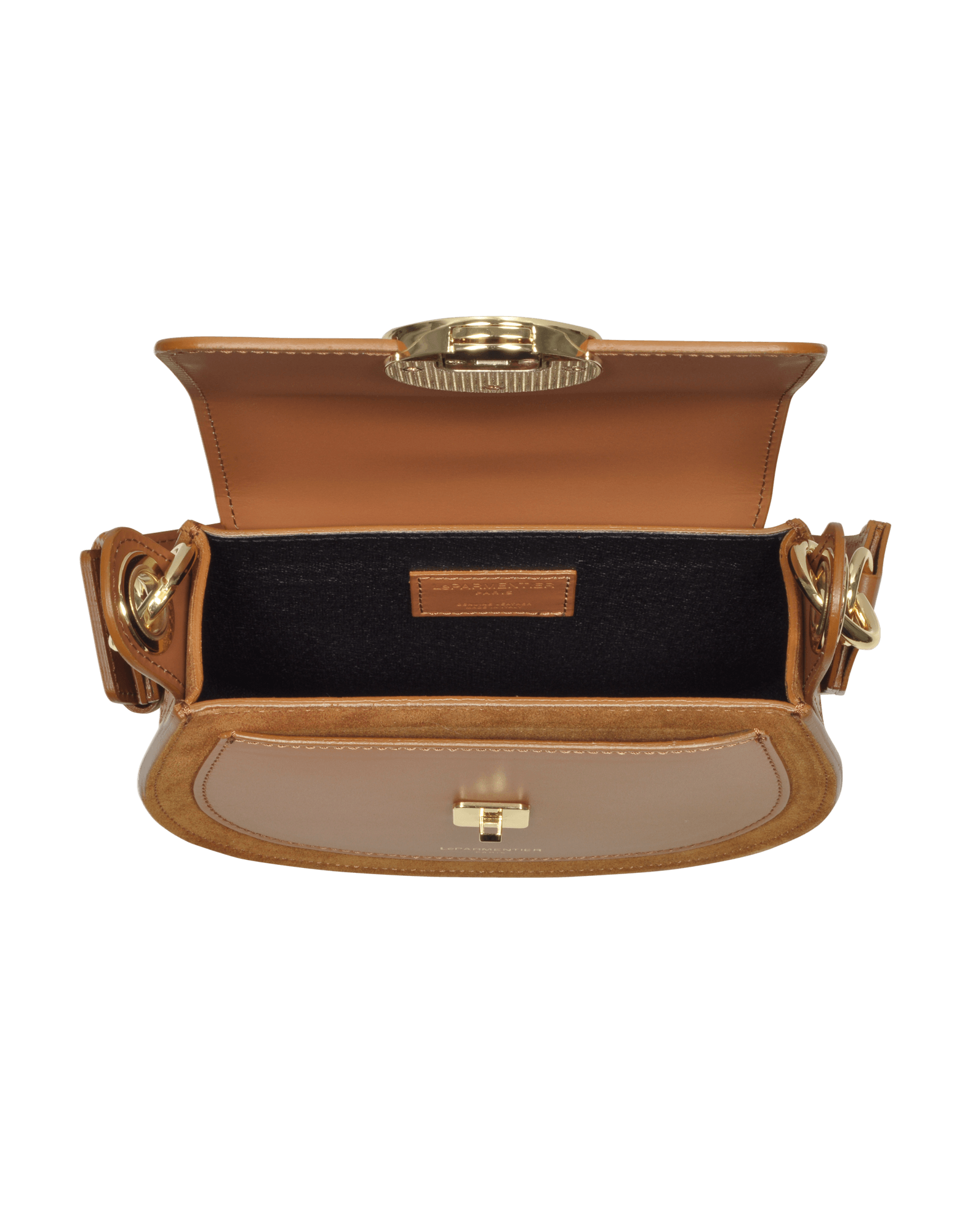 Yucca Suede and Leather Shoulder Bag