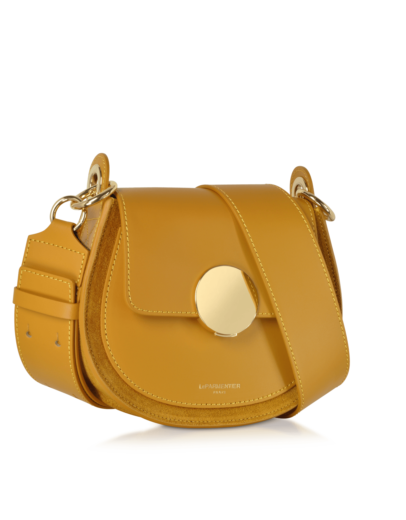 Yucca Suede and Leather Shoulder Bag