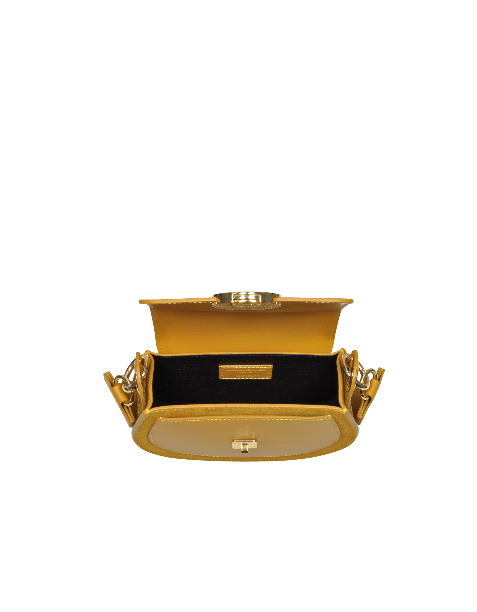 Yucca Suede and Leather Shoulder Bag