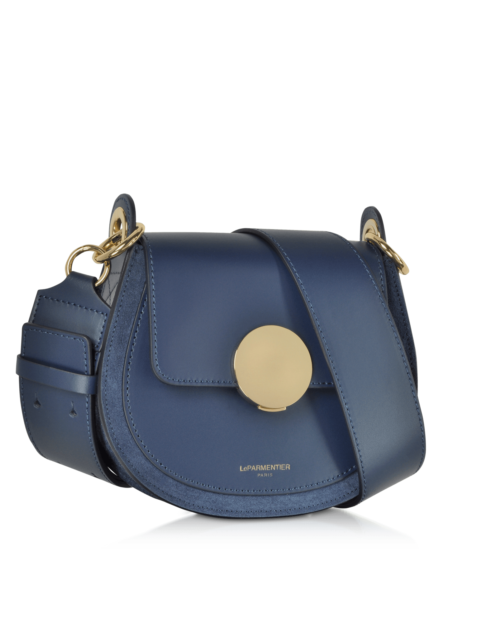 Yucca Suede and Leather Shoulder Bag