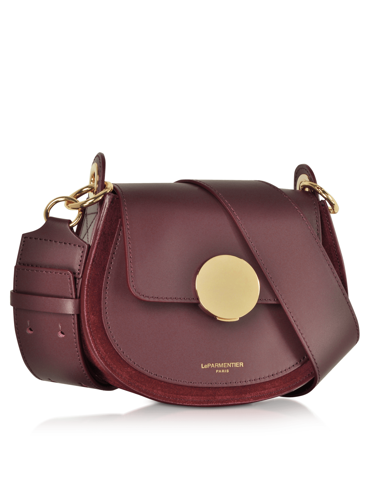 Yucca Suede and Leather Shoulder Bag