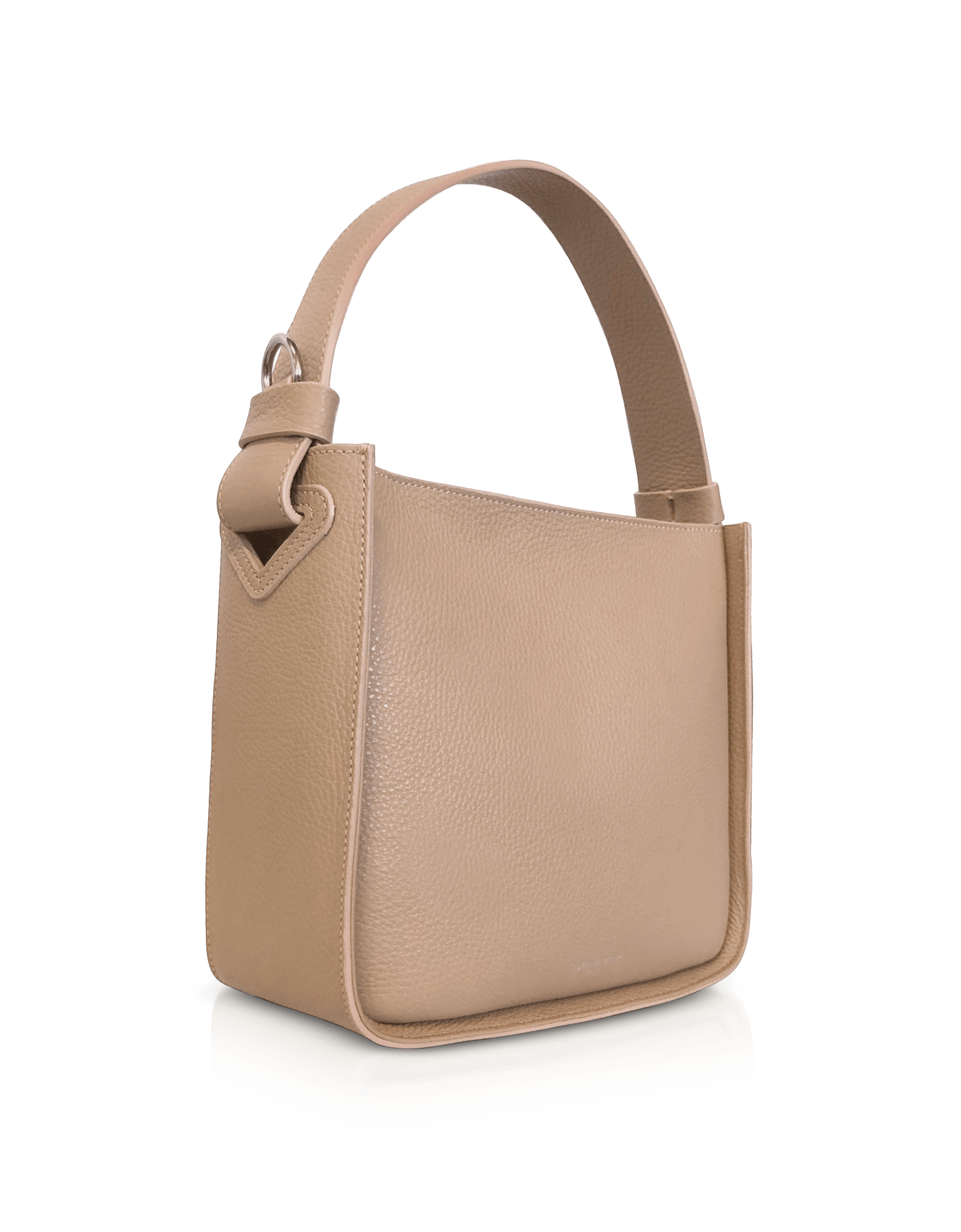 Duplo Medium Hammered Leather Top Handle bag