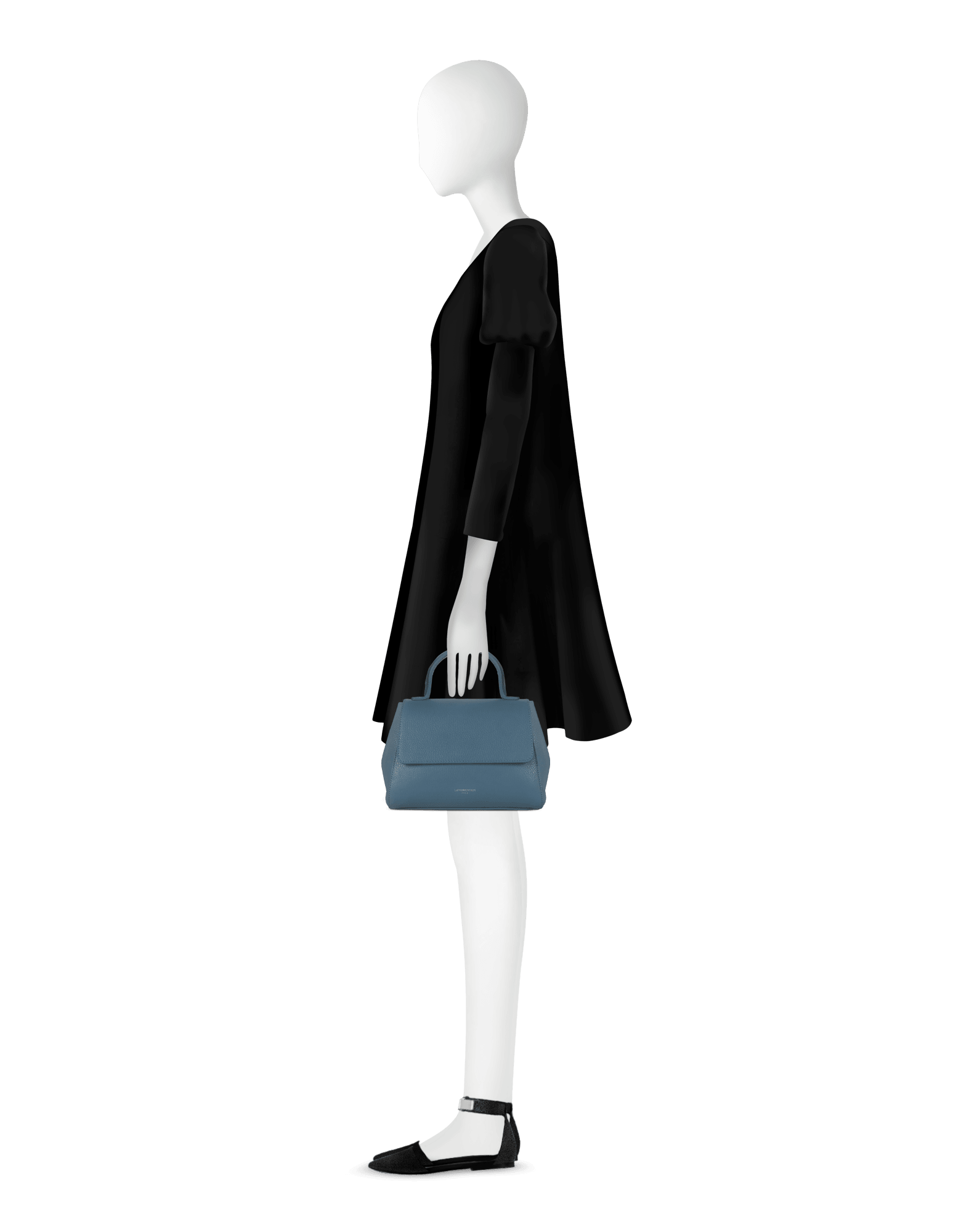 Ladyfinger Top Handle Ladybag w/Strap