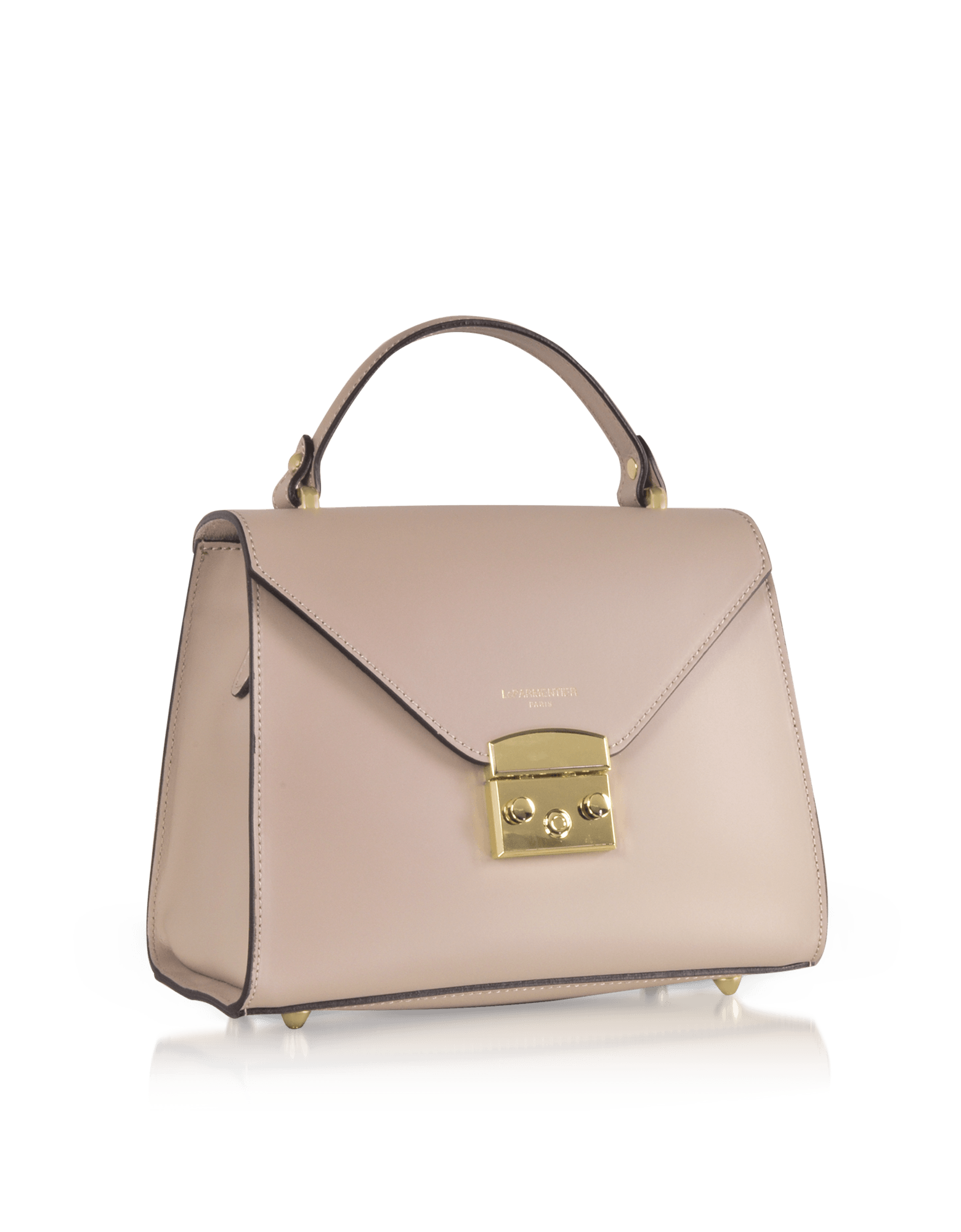 Peggy Leather Top Handle Satchel Bag