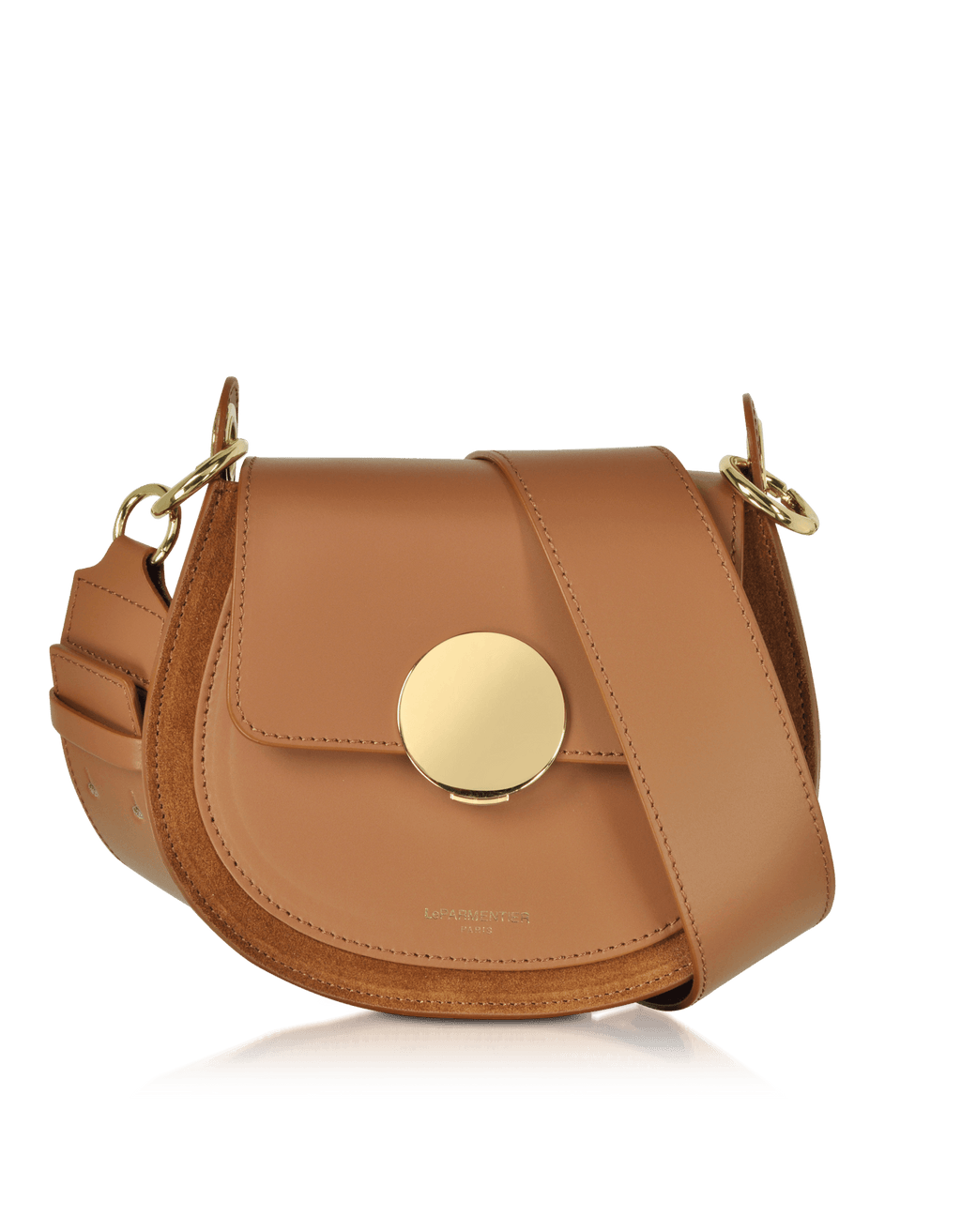 Yucca Suede and Leather Shoulder Bag