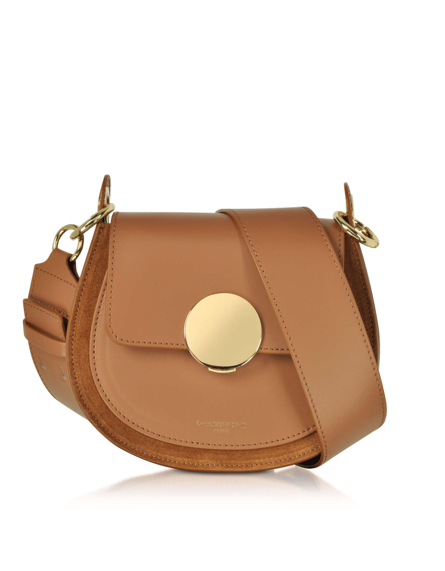 Yucca Suede and Leather Shoulder Bag