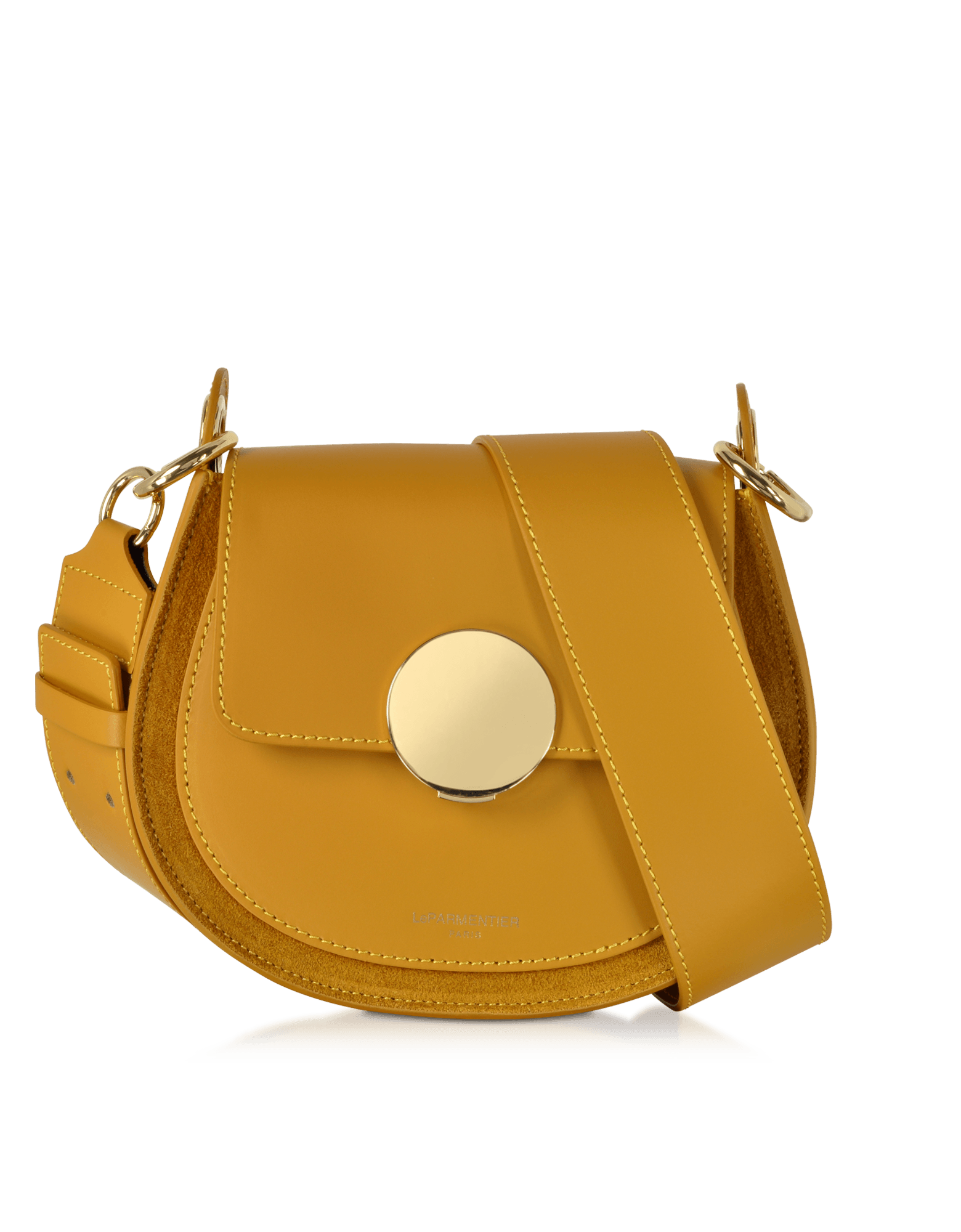 Yucca Suede and Leather Shoulder Bag