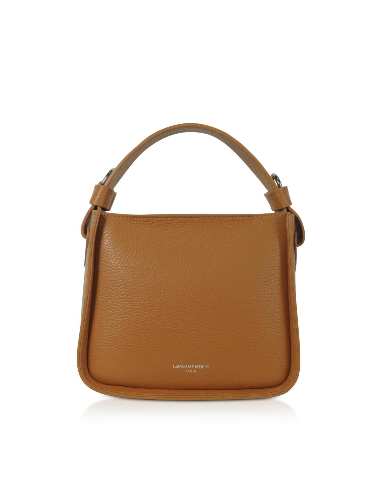 Duplo Small Hammered Leather Top Handle bag