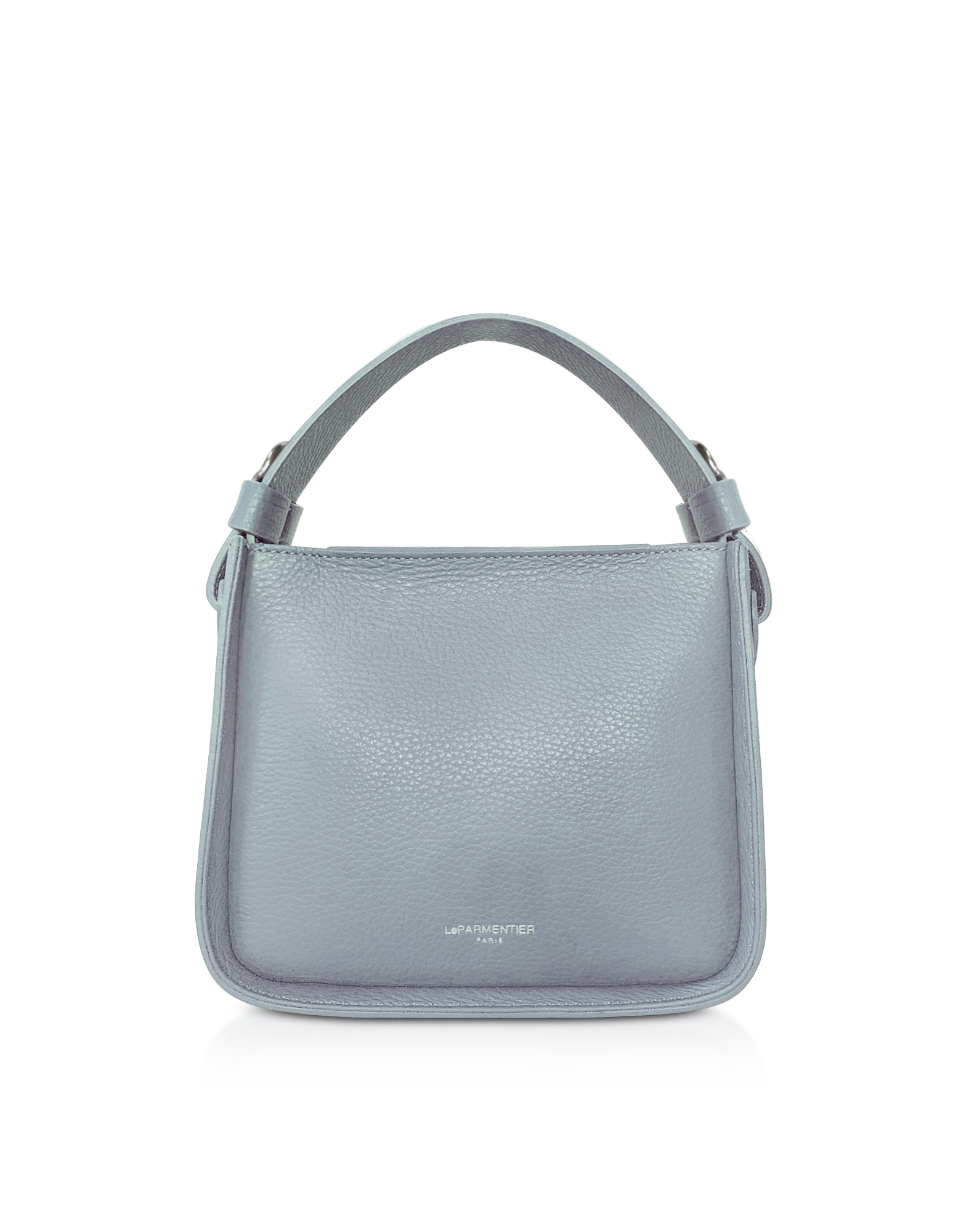 Duplo Small Hammered Leather Top Handle bag