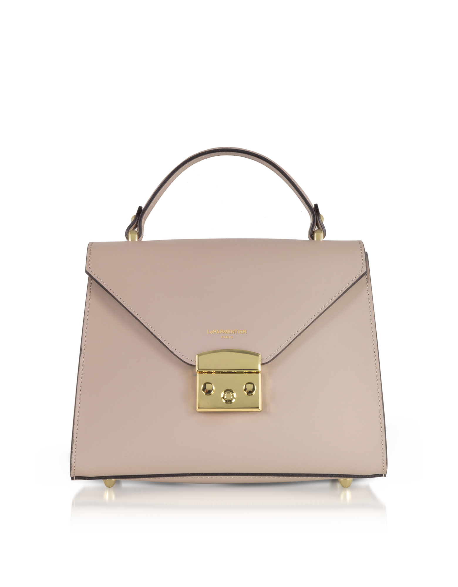 Peggy Leather Top Handle Satchel Bag